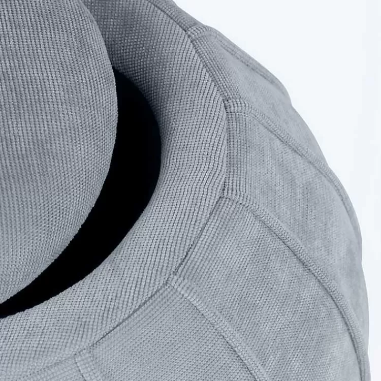 gray_rounded_oval_storage_ottoman_2.webp Rounded Oval Storage Ottoman>Kirklands Home New