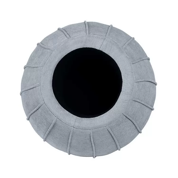 gray_rounded_oval_storage_ottoman_3.webp Rounded Oval Storage Ottoman>Kirklands Home New