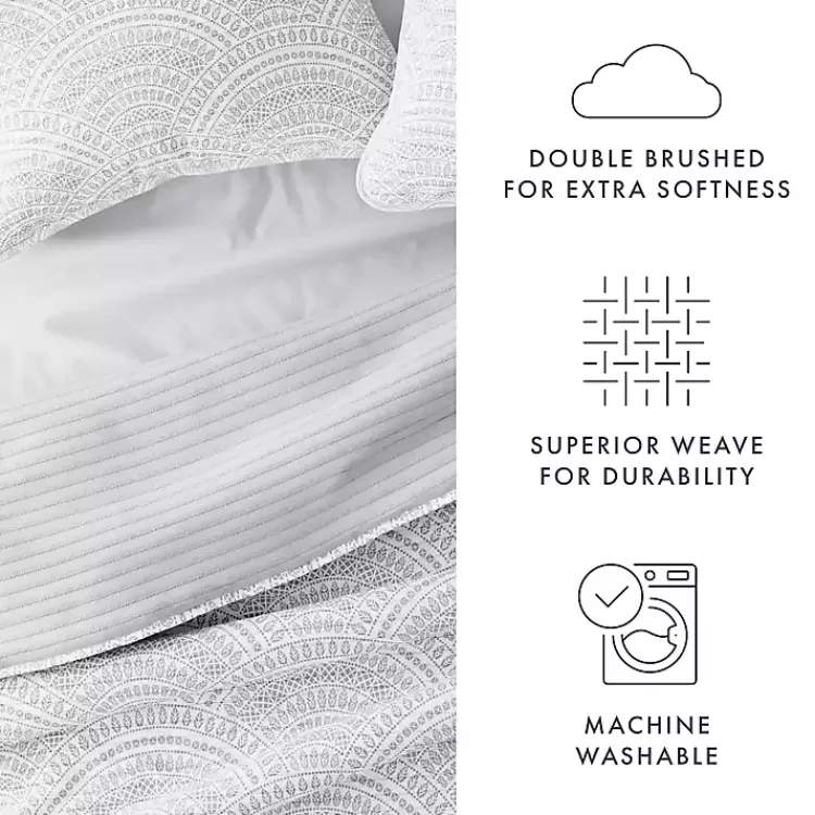 gray_scalloped_reversible_pc_king_quilt_set_6.webp Gray Scalloped Reversible 3-pc. King Quilt Set>Kirklands Home Fashion