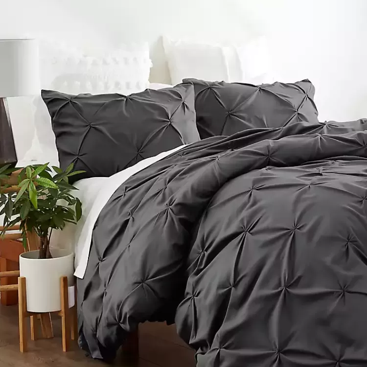 Soft Pinched 3-pc. Twin Duvet Cover Set>Kirklands Home Shop