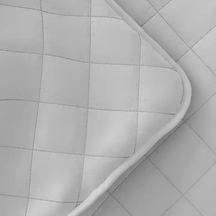 gray_stitched_diamond_pc_queen_quilt_set_4.webp Stitched Diamond 3-pc. Queen Quilt Set>Kirklands Home Hot