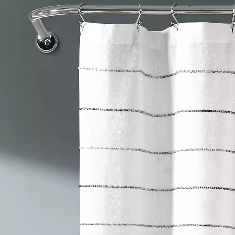 Stripe Ombre Shower Curtain>Kirklands Home Sale
