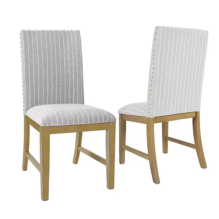 Stripes Nailhead Dining Chairs, Set of 2>Kirklands Home Sale