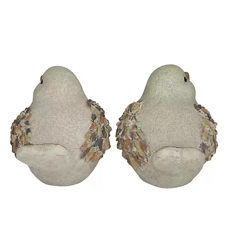 gray_textured_bird_statues_set_of__5.webp Textured Bird Statues, Set of 2>Kirklands Home Sale