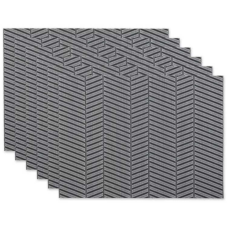 Textured Twill Weave Placemats, Set of 6>Kirklands Home Flash Sale