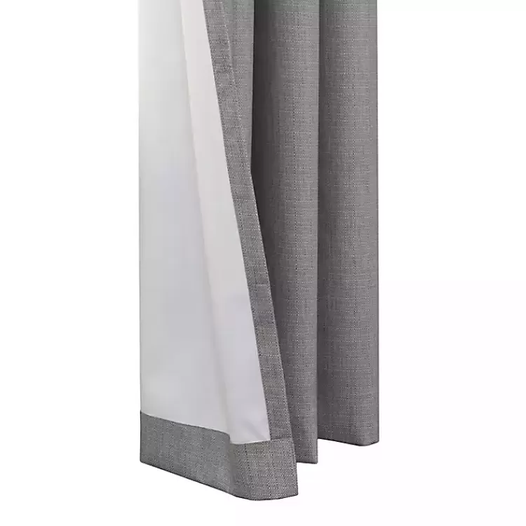 gray_thatched_blackout_curtain_panel__in_4-2.webp Thatched Blackout Curtain Panel, 108 in.>Kirklands Home Fashion