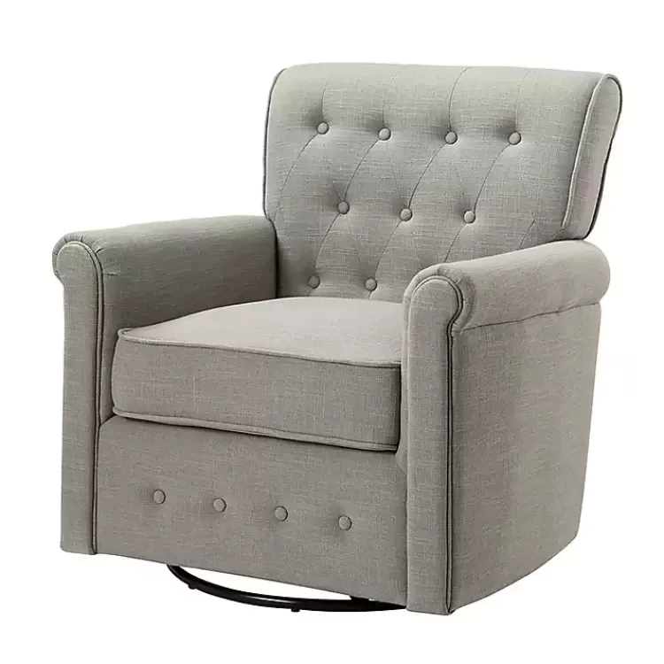 Tufted Swivel Armchair>Kirklands Home Best Sale