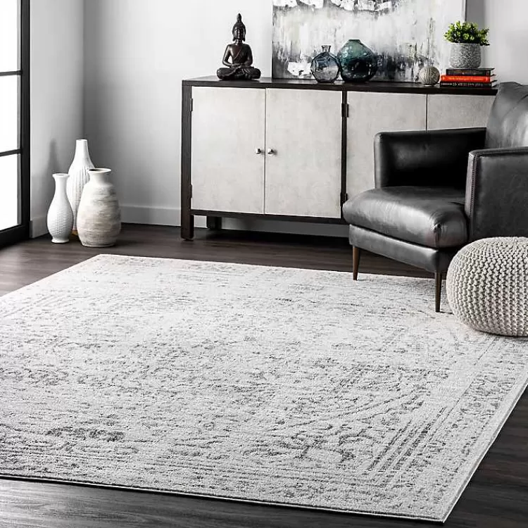 Gray Vintage Distressed Area Rug, 8x12>Kirklands Home Flash Sale