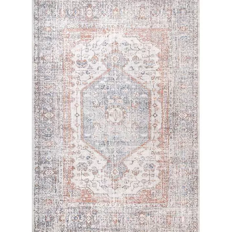 Vintage Floral Washable Area Rug, 8x10>Kirklands Home Online