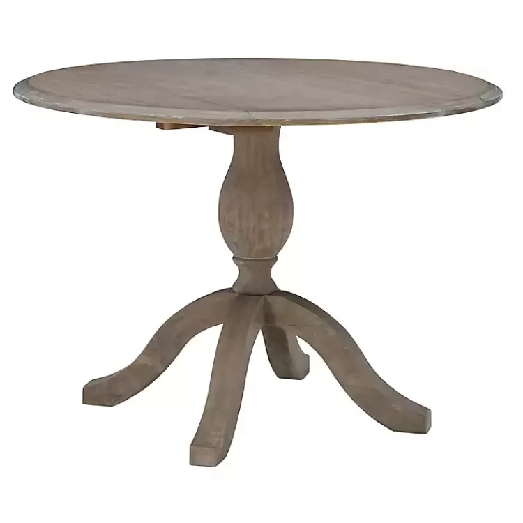 Gray Wash Drop Leaf Dining Table>Kirklands Home Outlet