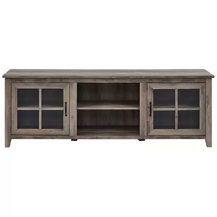 Wash Glass Door TV Stand>Kirklands Home New