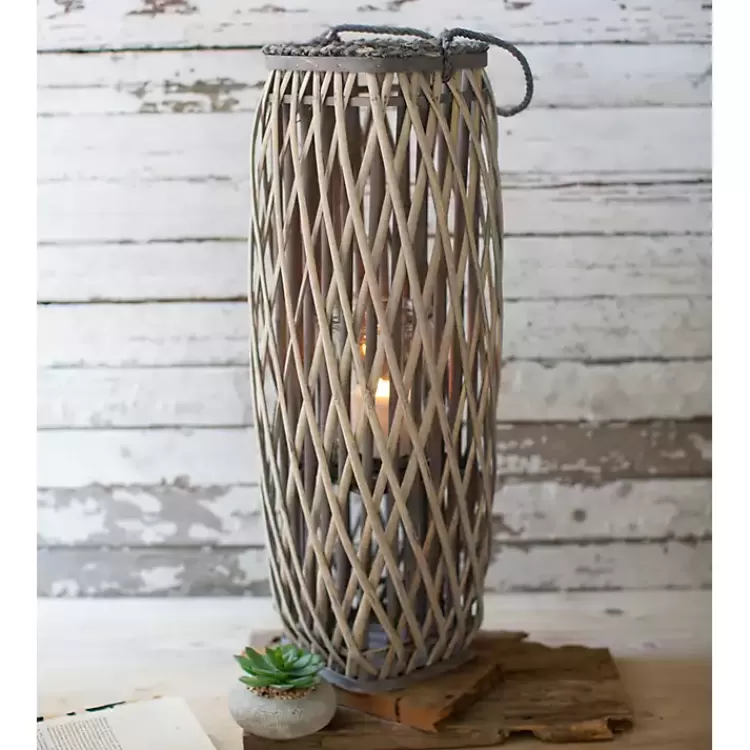 Willow Oval Lantern, 28 in.>Kirklands Home Best Sale
