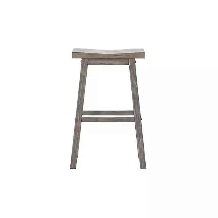 gray_wire_brush_saddle_bar_stools_set_of__4.webp Wire Brush Saddle Bar Stools, Set of 2>Kirklands Home Clearance