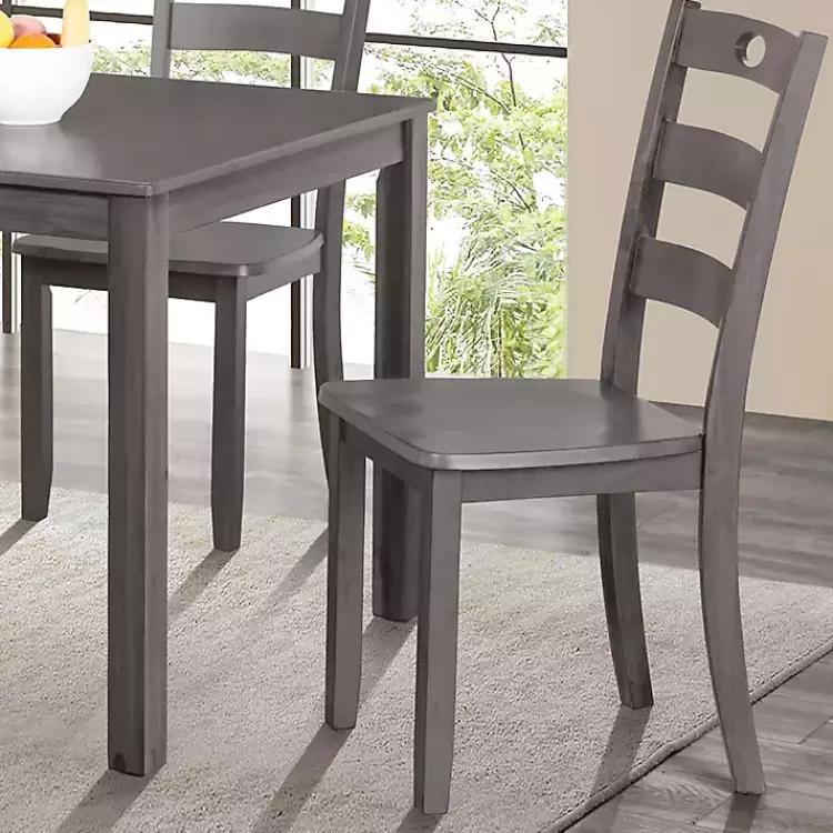 gray_wood_brooke_pc_dining_furniture_set_2.webp Wood Brooke 5-pc. Dining Furniture Set>Kirklands Home New