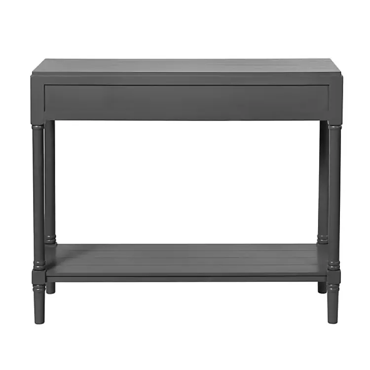 gray_wood_drawer_layla_console_table_3.webp Wood 2-Drawer Layla Console Table>Kirklands Home Shop