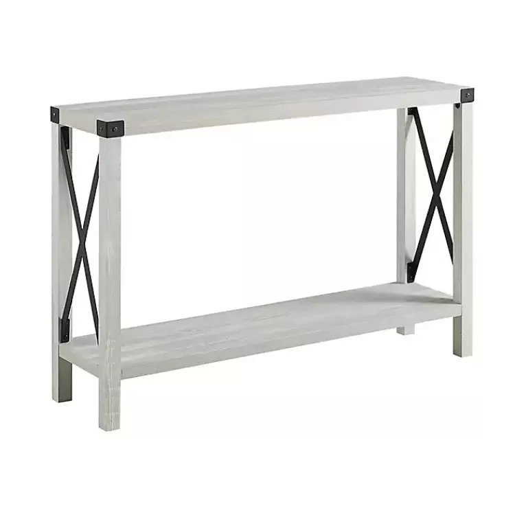 gray_wood_farmhouse_console_table_2.webp Wood Farmhouse Console Table>Kirklands Home Discount
