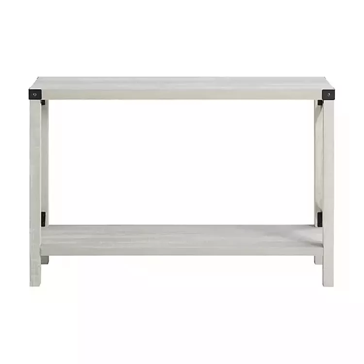gray_wood_farmhouse_console_table_3.webp Wood Farmhouse Console Table>Kirklands Home Discount