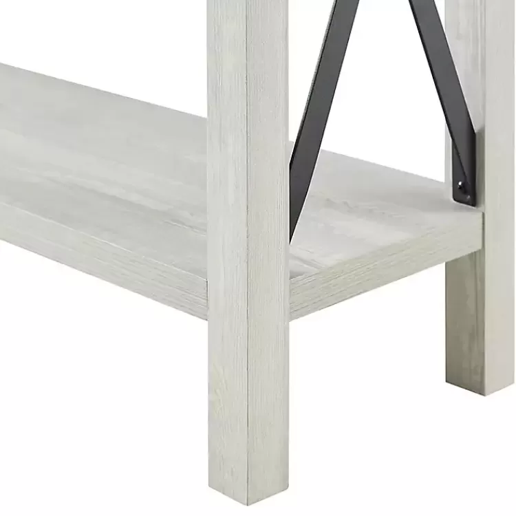 gray_wood_farmhouse_console_table_4.webp Wood Farmhouse Console Table>Kirklands Home Discount
