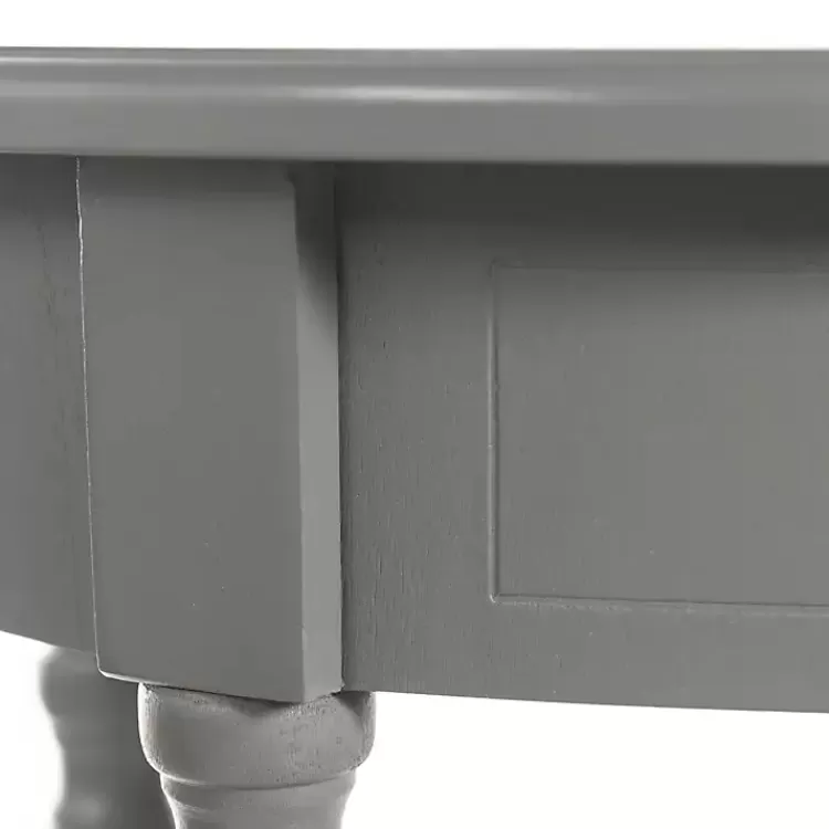 gray_wood_oval_emily_accent_table_4.webp Wood Oval Emily Accent Table>Kirklands Home Shop