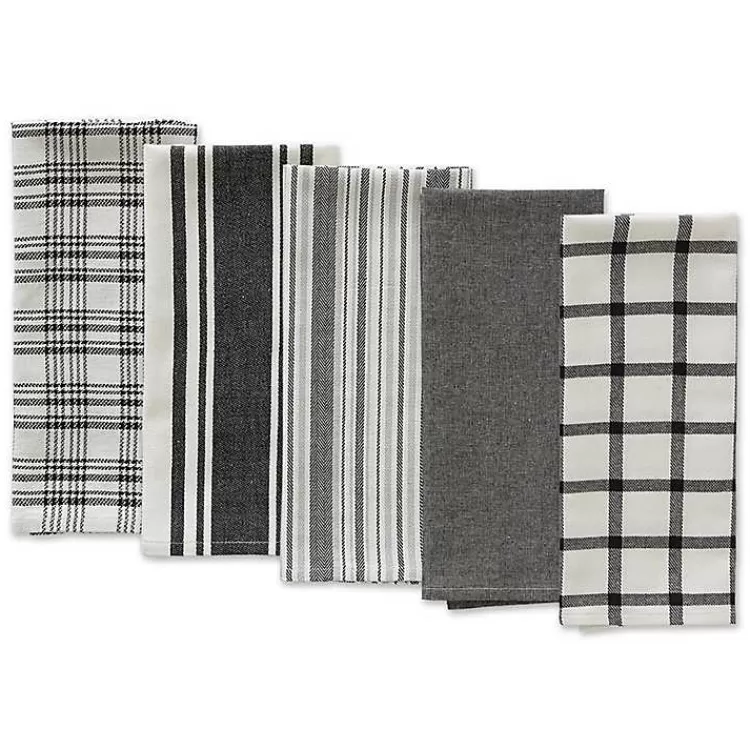 Gray Woven Dish Towels, Set of 5>Kirklands Home Flash Sale