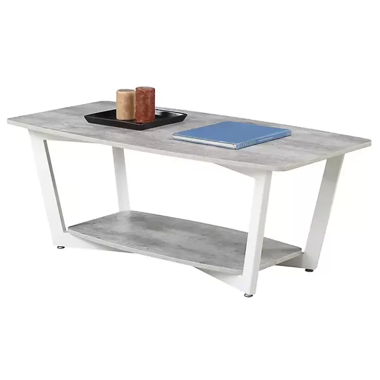 graystone_white_joanne_coffee_table_2.webp Graystone Joanne Coffee Table>Kirklands Home Clearance
