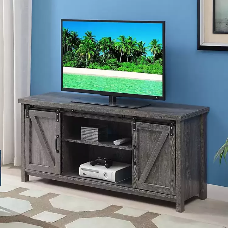 wash Russ Barn Door Media Cabinet>Kirklands Home Fashion