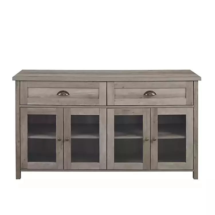 graywash_rustic_glass_front_sideboard_2.webp wash Rustic Glass Front Sideboard>Kirklands Home Best