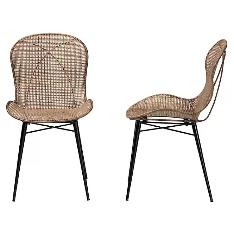 graywashed_rattan_dining_chairs_set_of__3.webp Graywashed Rattan Dining Chairs, Set of 2>Kirklands Home Flash Sale