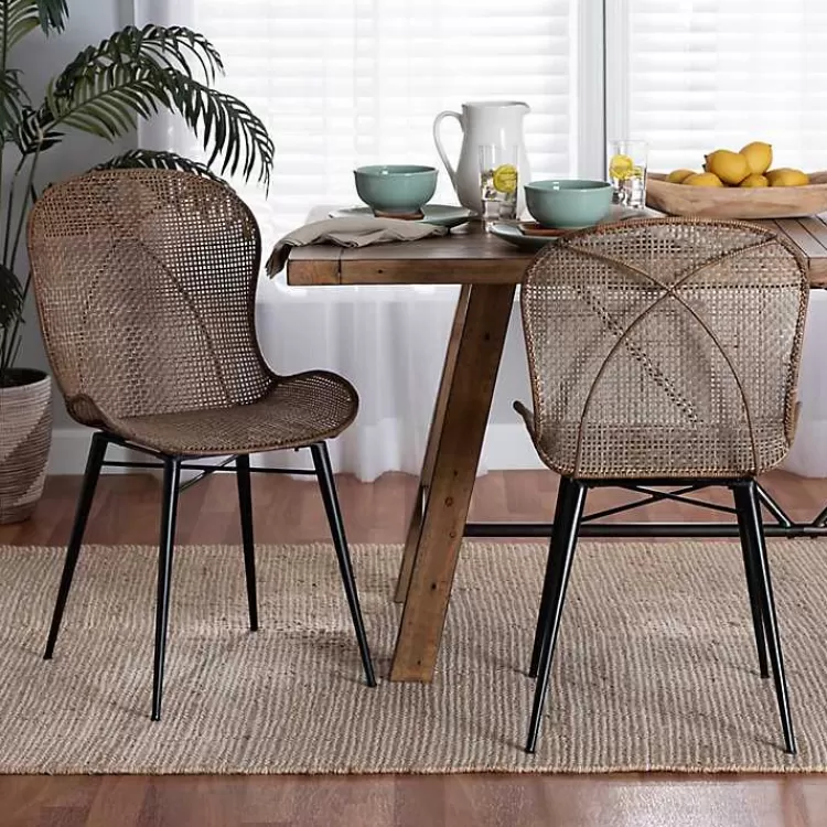 graywashed_rattan_dining_chairs_set_of__7.webp Graywashed Rattan Dining Chairs, Set of 2>Kirklands Home Flash Sale