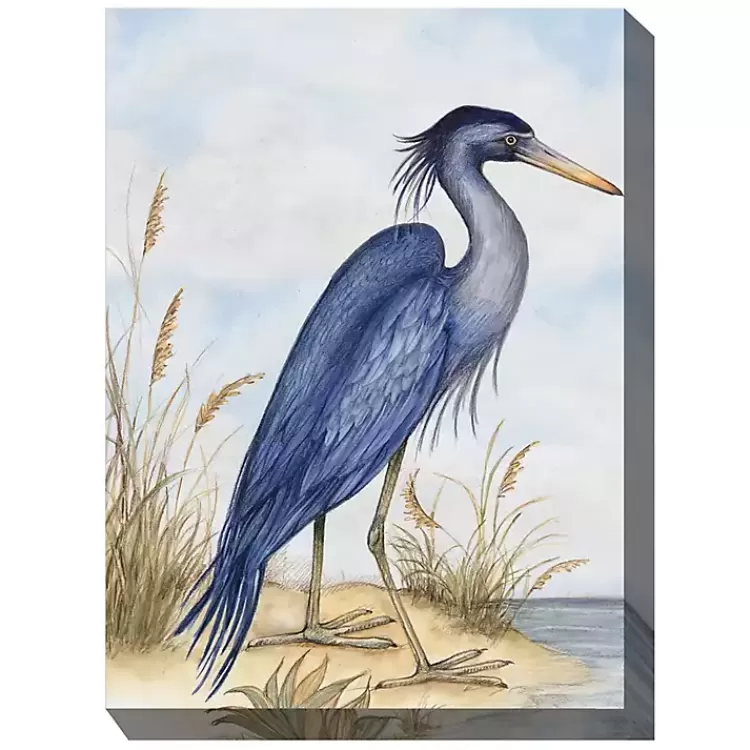 Great Heron Outdoor Canvas Art Print>Kirklands Home Best