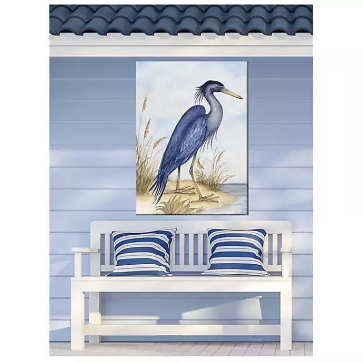 Great Heron Outdoor Canvas Art Print>Kirklands Home Best