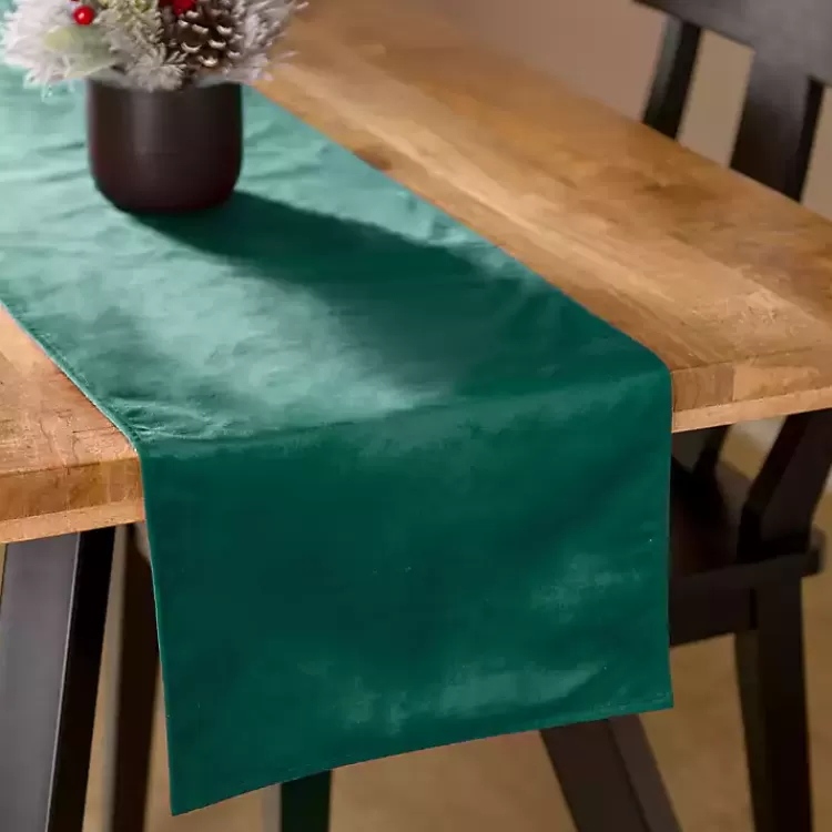 Velvet Christmas Table Runner, 108 in.>Kirklands Home Cheap