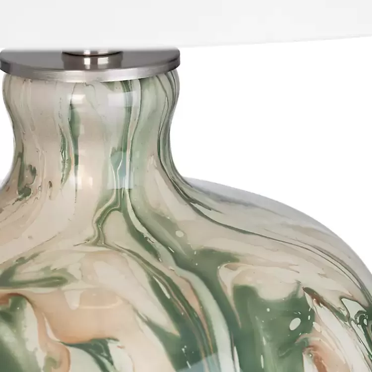 green_waverly_glass_table_lamp_2.webp Green Waverly Glass Table Lamp>Kirklands Home Hot