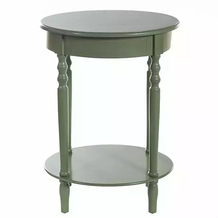 green_wood_oval_emily_accent_table_2.webp Wood Oval Emily Accent Table>Kirklands Home Discount