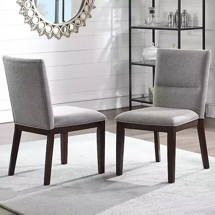 Greige and Walnut Dining Chairs, Set of 2>Kirklands Home Flash Sale