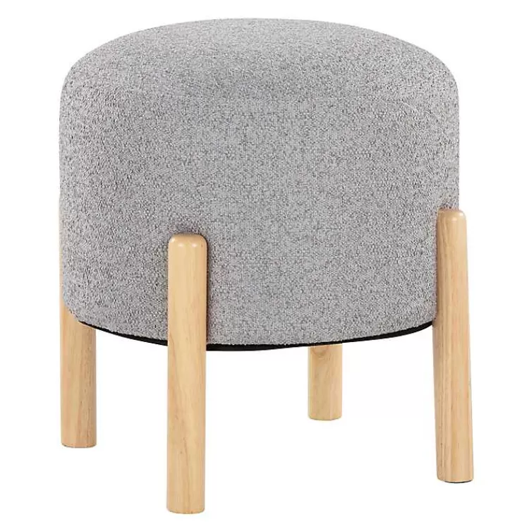 Grey Michelle Ottoman>Kirklands Home Store