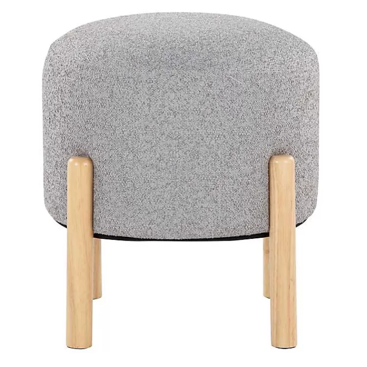 Grey Michelle Ottoman>Kirklands Home Store