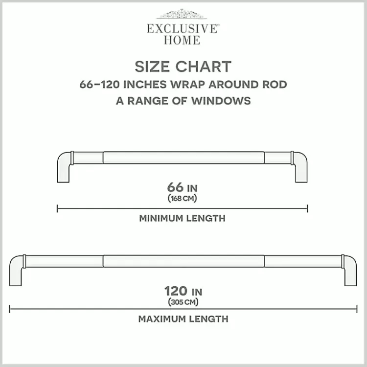 gunmetal_hyde_wrap_around_curtain_rod__in_2.webp Gunmetal Hyde Wrap Around Curtain Rod, 120 in.>Kirklands Home Best