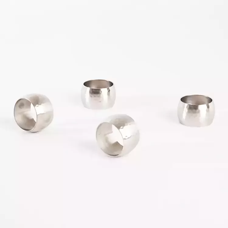 Hammered Brass Napkin Rings, Set of 4>Kirklands Home Discount