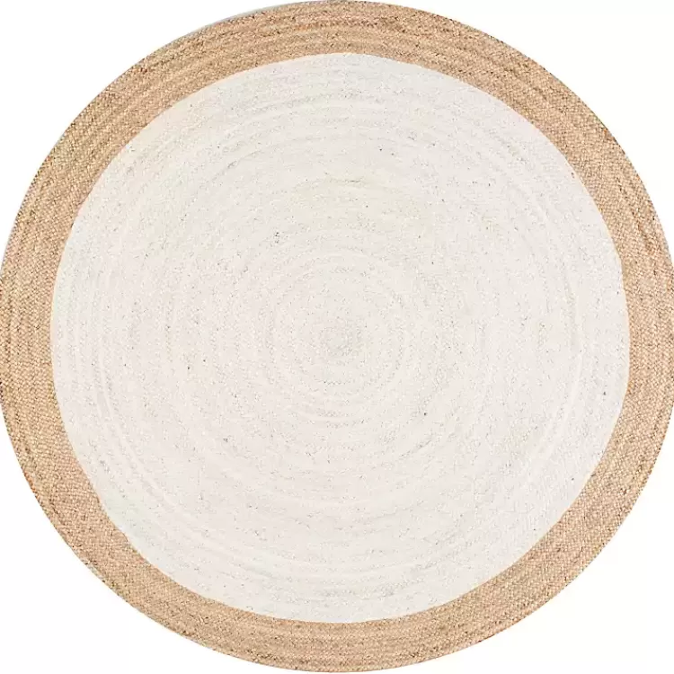 Hand Woven Jute Eugene Round Area Rug, 6 ft.>Kirklands Home Discount