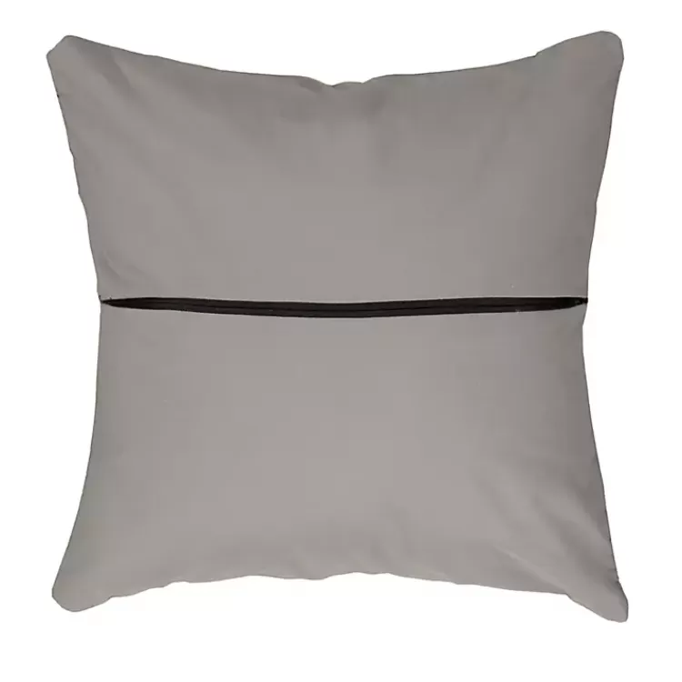 Handhooked Navy Sand Dollar Outdoor Throw Pillow>Kirklands Home Discount