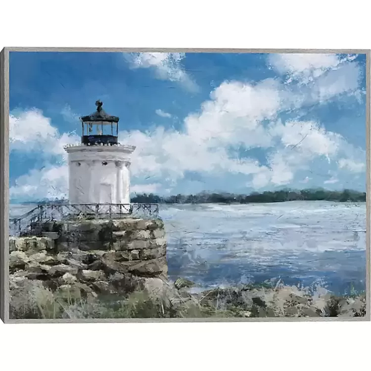 Harbor Watch Framed Canvas Art Print>Kirklands Home Discount
