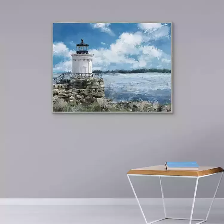 harbor_watch_framed_canvas_art_print_3.webp Harbor Watch Framed Canvas Art Print>Kirklands Home Discount
