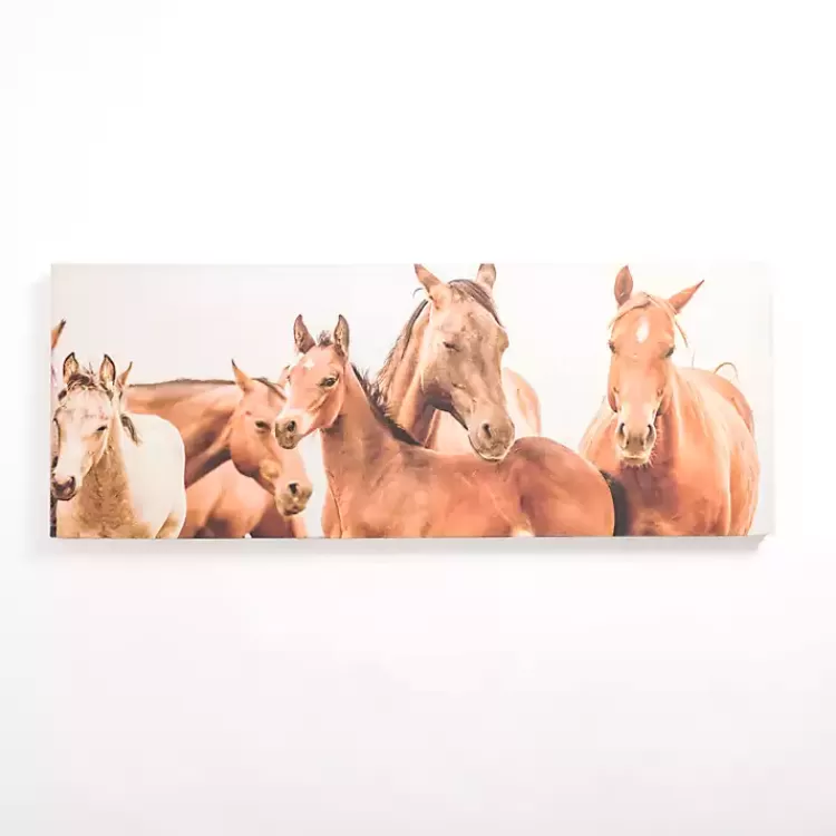 Hartville Horses Canvas Art Print>Kirklands Home Flash Sale