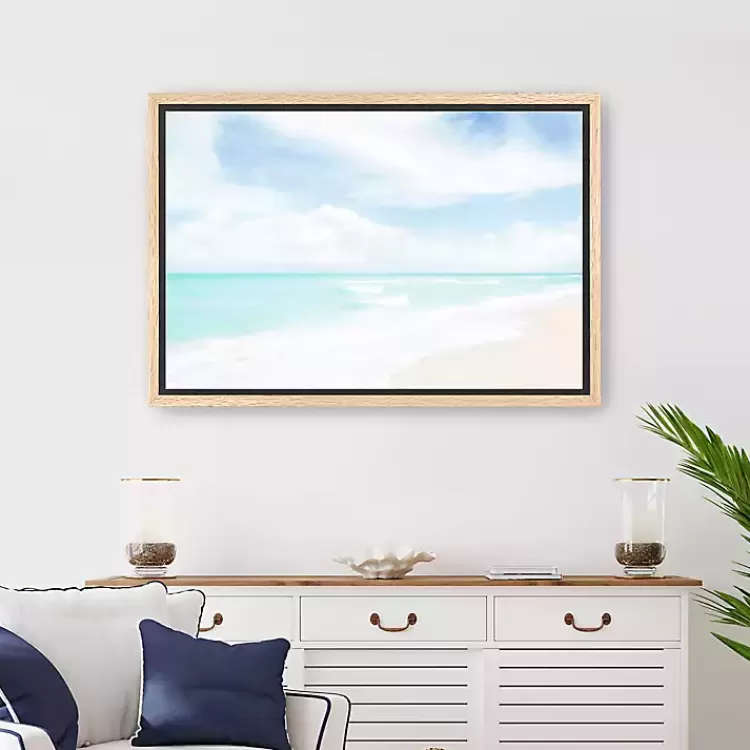 Hawaiian Beach Framed Canvas Art Print>Kirklands Home Best Sale