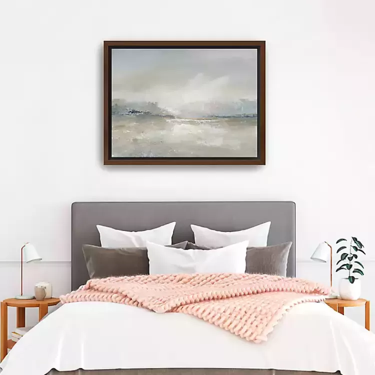 Hazy Horizon Framed Canvas Art Print>Kirklands Home Cheap