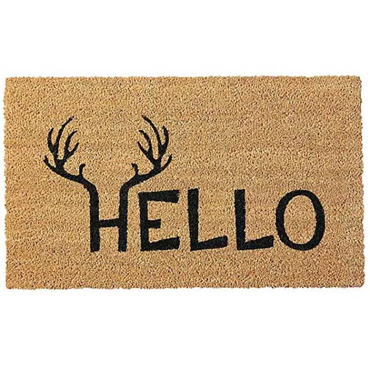 Hello Antlers Doormat>Kirklands Home Discount