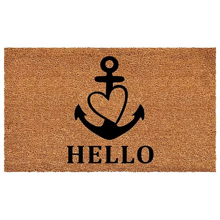 Hello Heart Anchor Doormat>Kirklands Home Cheap