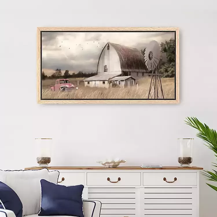 Henderson Bay Farm Framed Canvas Art Print>Kirklands Home Flash Sale