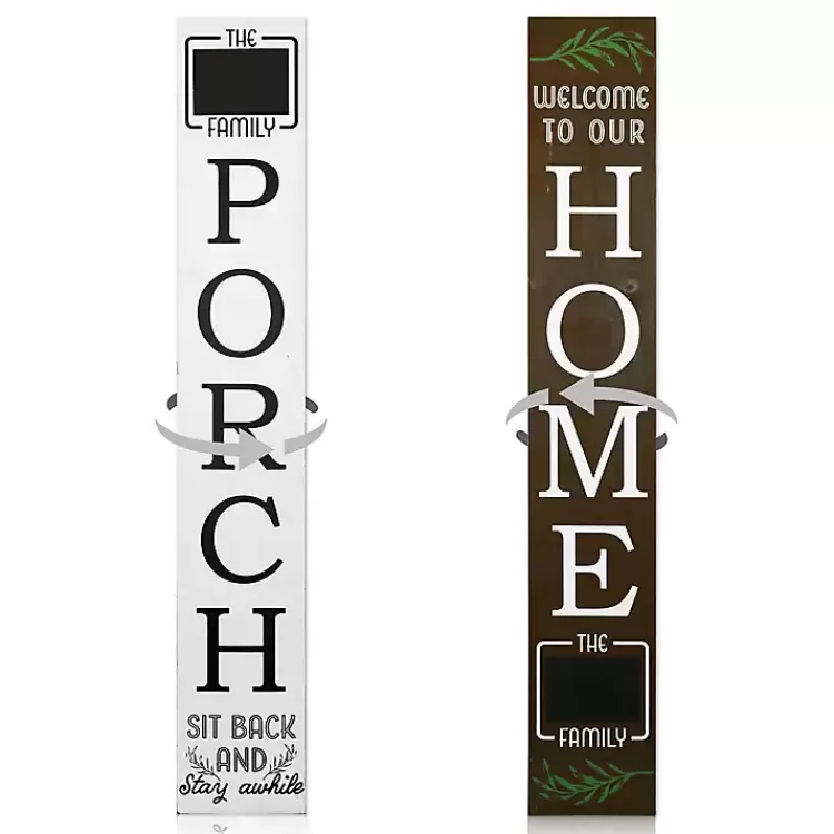 Home Chalk Board Two-Sided Porch Board>Kirklands Home Store